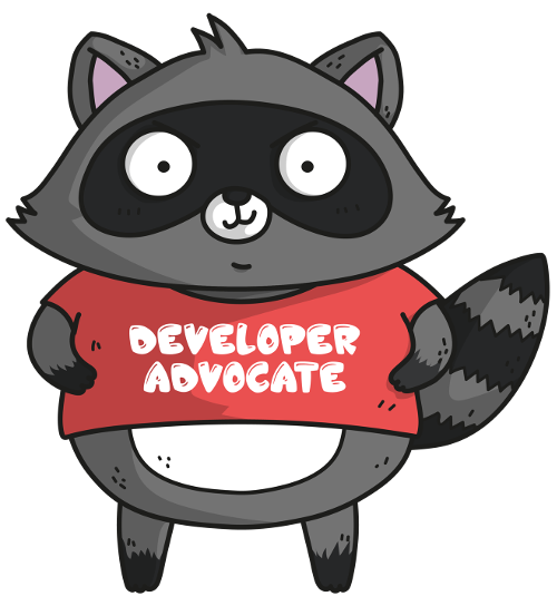 Bit - Racoon wearing an Azure Advocate shirt